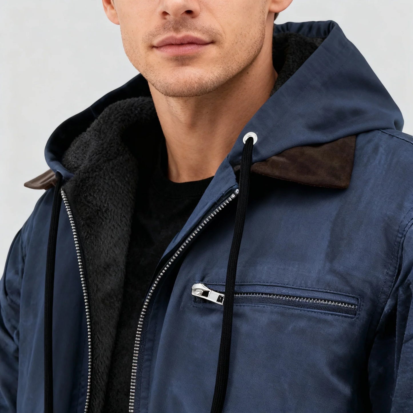Matteo | Felpa Sherpa con Zip Integrale