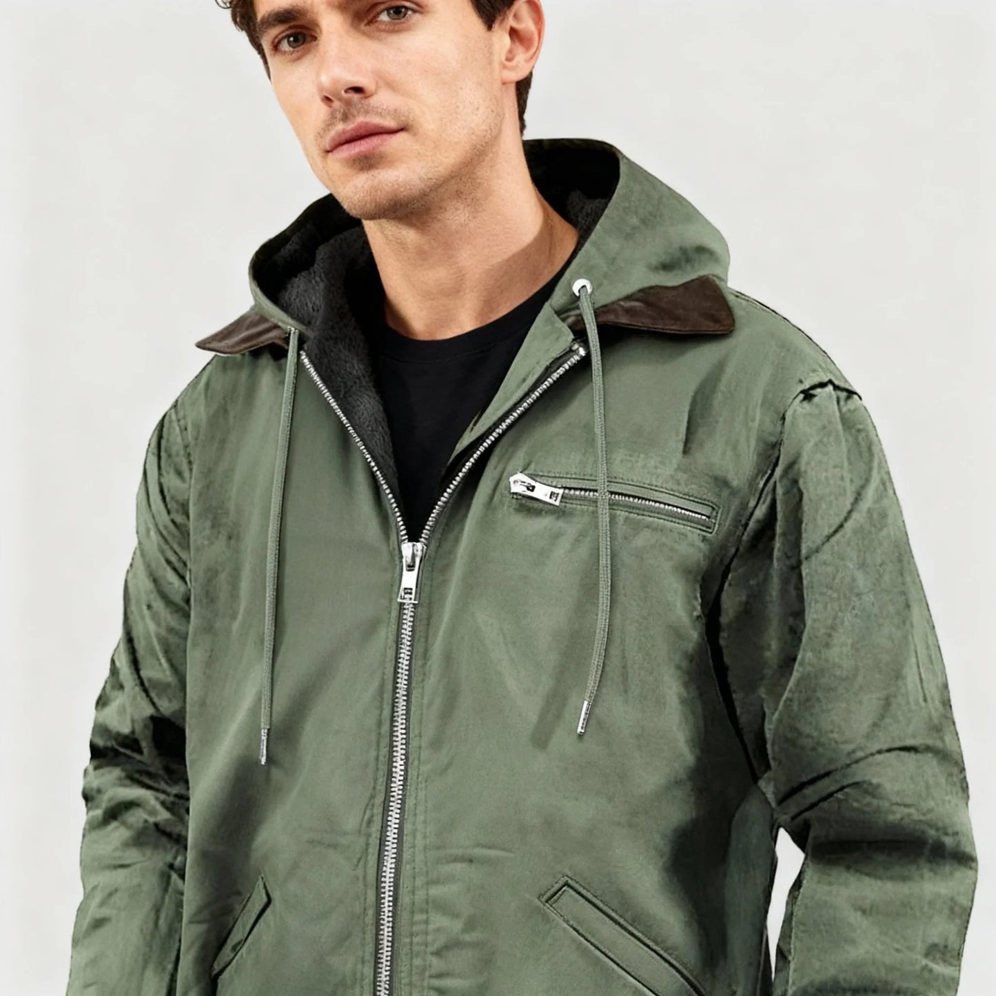 Matteo | Felpa Sherpa con Zip Integrale